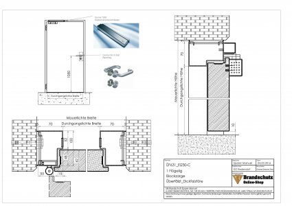 Überfälztes Türelement