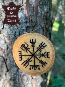 Vegvisir Lederhalsband