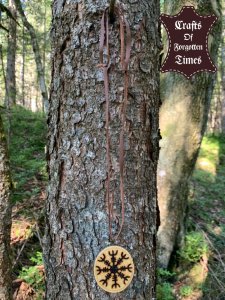 Ægishjálmur/Helm of Awe Lederhalsband