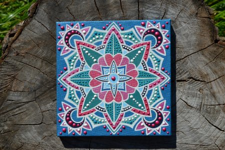 Mandala blau