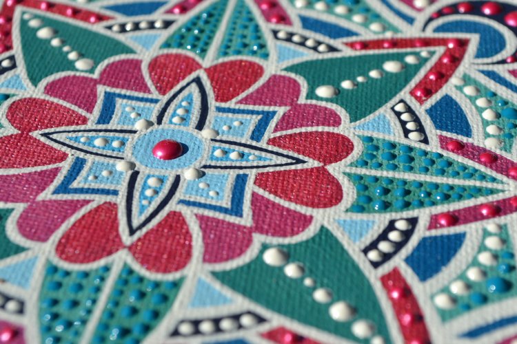 Mandala blau