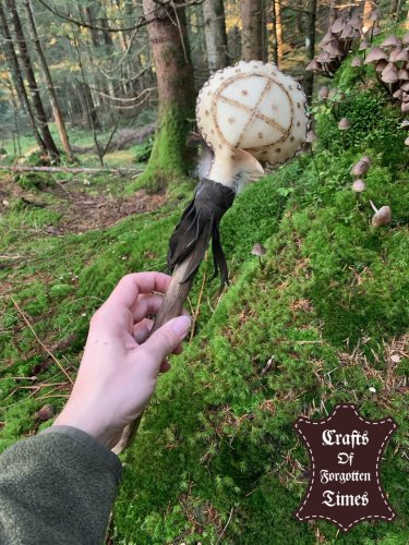 Ziegen Rohhaut Hand Rassel (Maraca)