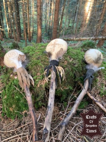 Ziegen Rohhaut Hand Rassel (Maraca)