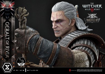 Witcher 3 Wild Hunt Statue 1/3 Geralt von Riva Deluxe Version 88 cm 25