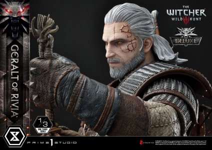 Witcher 3 Wild Hunt Statue 1/3 Geralt von Riva Deluxe Version 88 cm 24