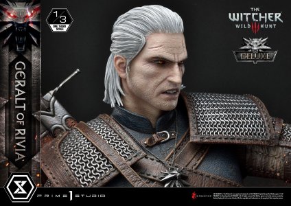 Witcher 3 Wild Hunt Statue 1/3 Geralt von Riva Deluxe Version 88 cm 23