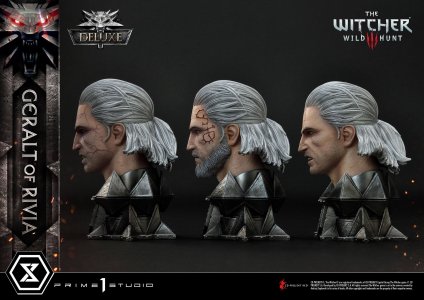 Witcher 3 Wild Hunt Statue 1/3 Geralt von Riva Deluxe Version 88 cm 18