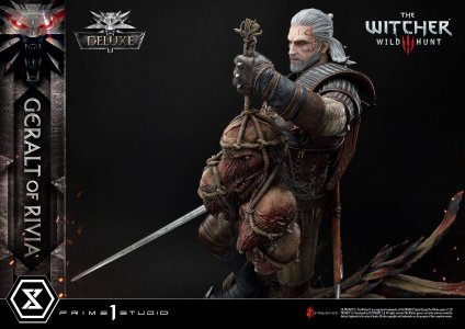 Witcher 3 Wild Hunt Statue 1/3 Geralt von Riva Deluxe Version 88 cm 16