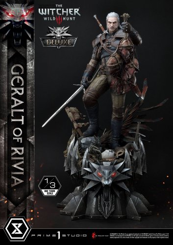 Witcher 3 Wild Hunt Statue 1/3 Geralt von Riva Deluxe Version 88 cm