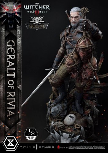 Witcher 3 Wild Hunt Statue 1/3 Geralt von Riva Deluxe Version 88 cm