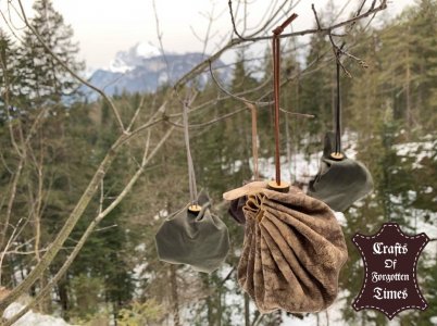 Einfacher Lederbeutel