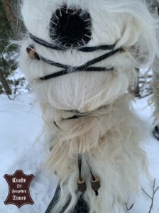 Schaffell Wadenbein gamaschen