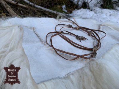 Schaffell Wadenbein gamaschen