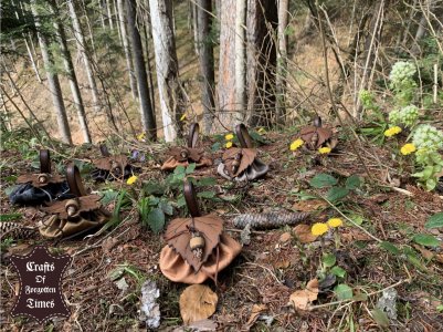 Beuetltäschchen mit Blatt Design