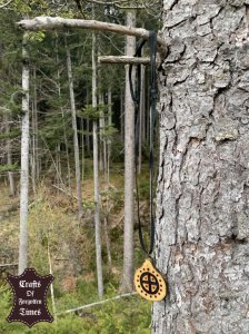 Magisches Sonnen Rad/Kreuz Halsband 5