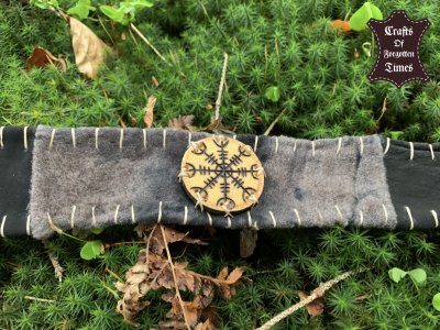 Einfache Leder/Fell Stirnbänder 12