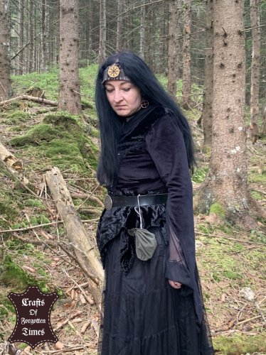Einfache Leder/Fell Stirnbänder