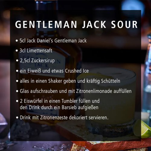 Jack Daniel's Gentleman Jack 0,7L – 40% Vol.