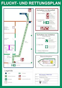 Erstellen von Flucht- und Rettungsplänen