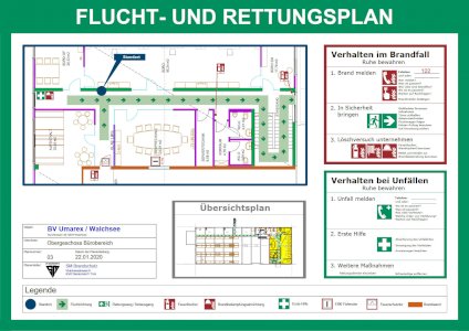 Erstellen von Flucht- und Rettungsplänen