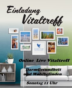 Einladung zum  Online  LIVE Vitaltreff
