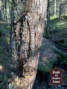 Sonnen Kreuz/Rad Halskette