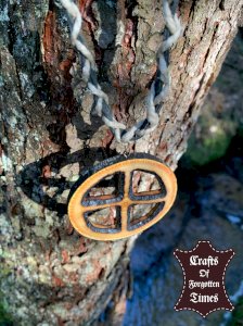 Sonnen Kreuz/Rad Halskette 6