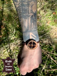 Sonnen Kreuz/Rad Armband