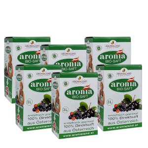 Aronia Bio Saft 6 x 3L 100% aus Österreich