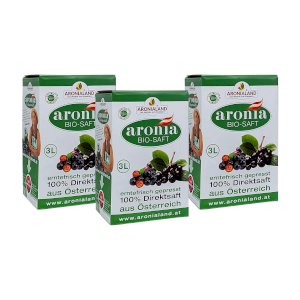 Aronia Bio Saft 3 x 3L 100% aus Österreich