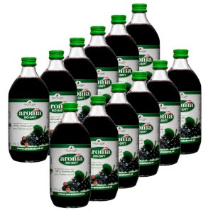Aronia Bio Saft 12 x 0,5L 100% aus Österreich