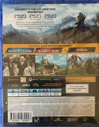 The Witcher 3: Wild Hunt (Game of the Year)