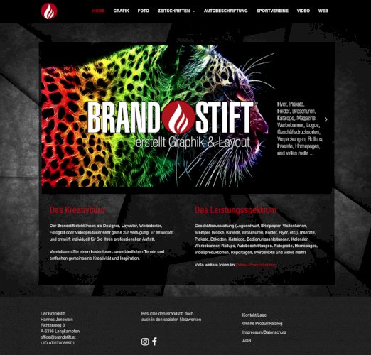 Webdesign, Homepages