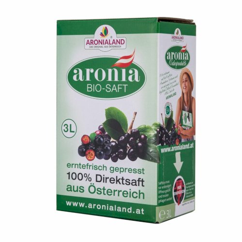 Aronia Bio Saft 3L  100% aus Österreich