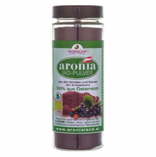 Aronia Bio Pulver 185 Gramm 100% aus Österreich 