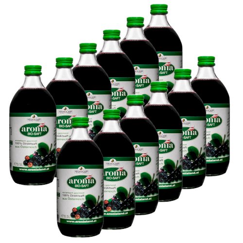 Aronia Bio Saft 12 x 0,5L 100% aus Österreich