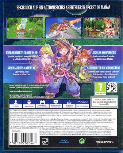 Secret of Mana Remake - [Playstation 4] 